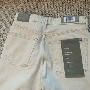 New with tags Everlane cream jeans